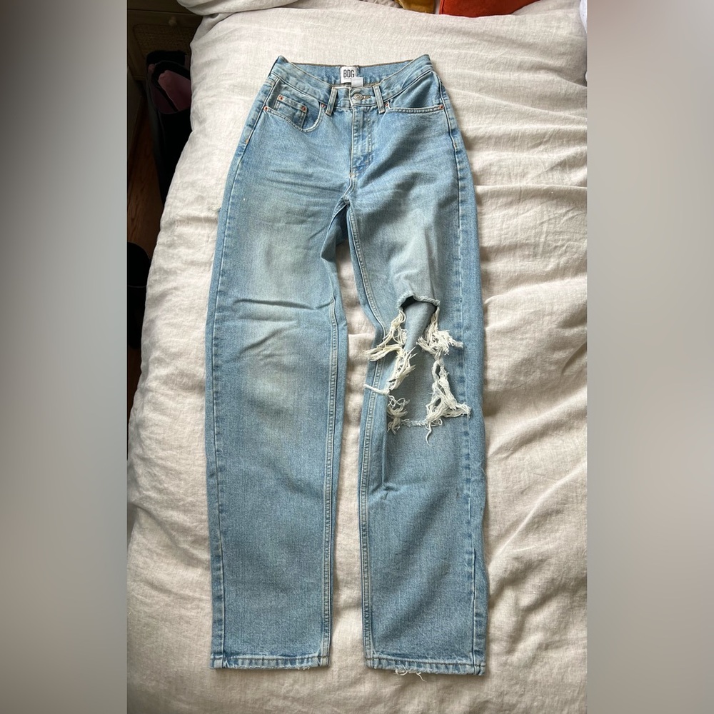 BDG High-Rise Baggy Jeans Size